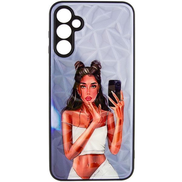 TPU+PC чохол Prisma Ladies для Samsung Galaxy A05s Black in White 777-07249 фото