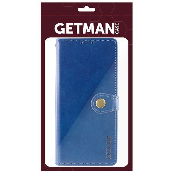 Кожаный чехол-книжка GETMAN Gallant (PU) для Samsung Galaxy A36 5G Синий 777-06200 фото