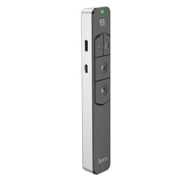 Лазерная указка HOCO GM202 Smart PPT page turning pen Silver 6942007634618 фото