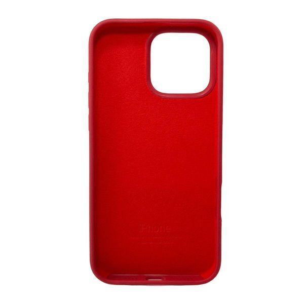 Силіконовий чохол для iPhone 16 Pro Max Maroon 666-01279 фото