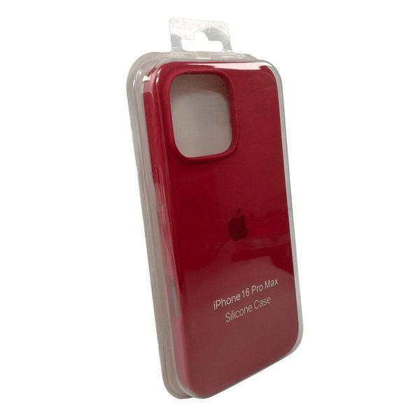 Силіконовий чохол для iPhone 16 Pro Max Maroon 666-01279 фото