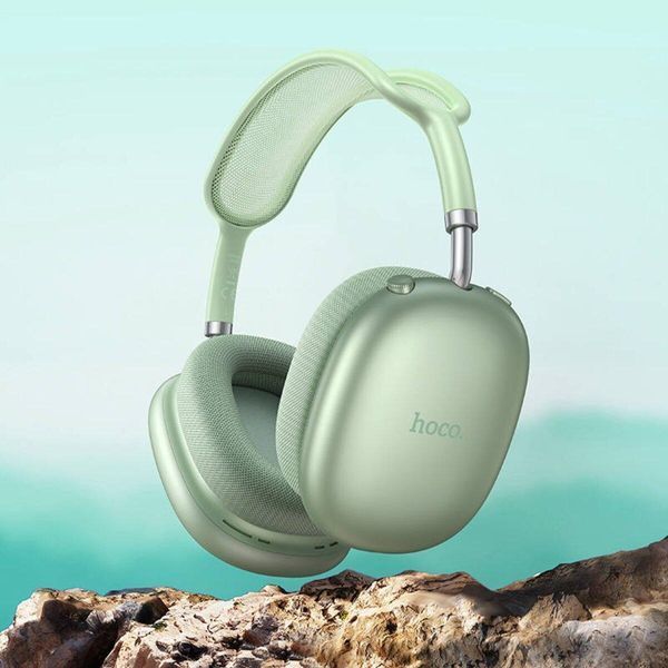 Беспроводные наушники HOCO W55 Pleasing BT headphones Green 656-01653 фото