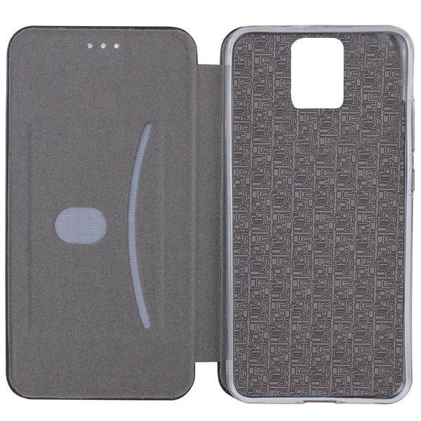 Шкіряний чохол-книжка Classy для Xiaomi Redmi Note 9s / Note 9 Pro / Note 9 Pro Max Чорний 777-03655 фото