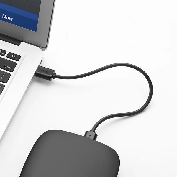 Кабель UGREEN US102 USB 2.0 A Male to A Male Cable 1m (Black)(10309) UGR-10309 фото