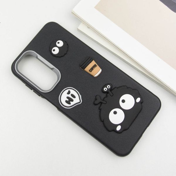Чохол TPU Leather Toys для Samsung Galaxy A25 5G Monster / Black 555-00926 фото