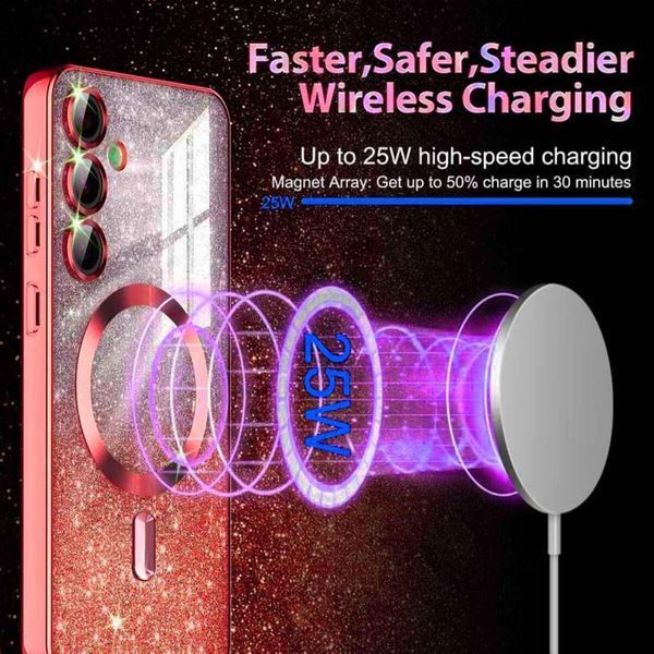 Чохол для смартфона Cosmic CD Shiny Magnetic для Samsung Galaxy S24 Red 666-02144 фото