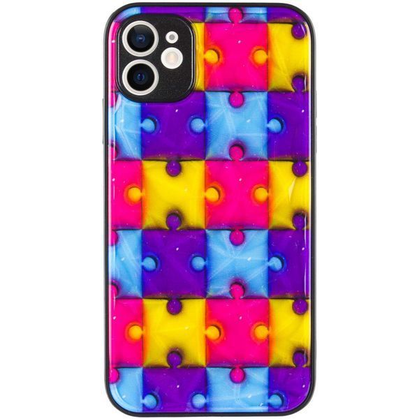 Чехол TPU+PC Prisma Fluffie для Apple iPhone 12 (6.1") Puzzle 208-05532 фото