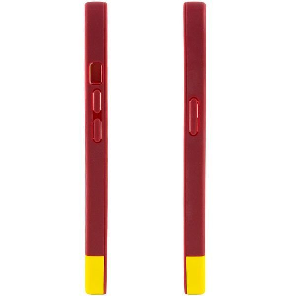 Чехол TPU+PC Bichromatic для Apple iPhone 7 plus / 8 plus (5.5") Brown burgundy / Yellow 555-03900 фото