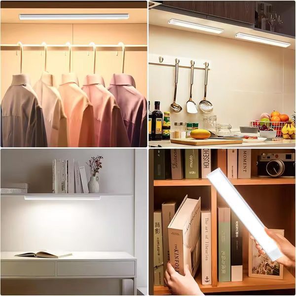 Сенсорний світильник LED з датчиком руху MZ-L3201 (37*22,5*400mm) white 656-03759 фото