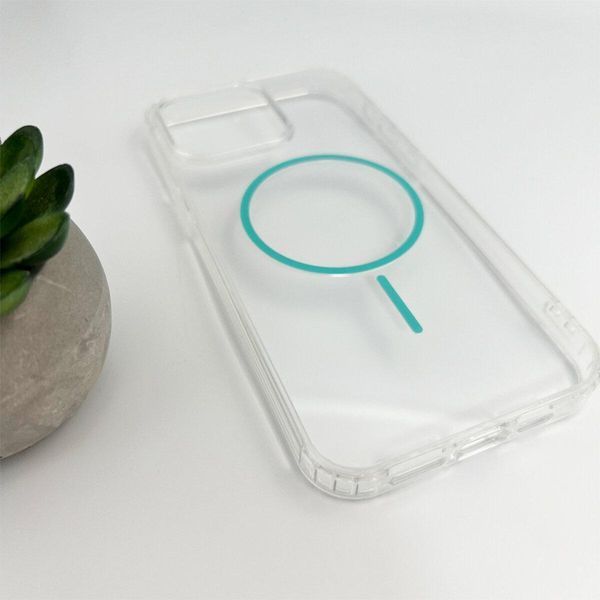 Чехол Acrylic Thin Magnetic для Apple iPhone 15 Pro Green 666-03669 фото