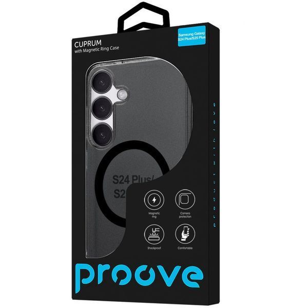 Чехол Proove Cuprum Case with Magnetic Ring Samsung Galaxy S24 Plus/S25 Plus White 656-04476 фото