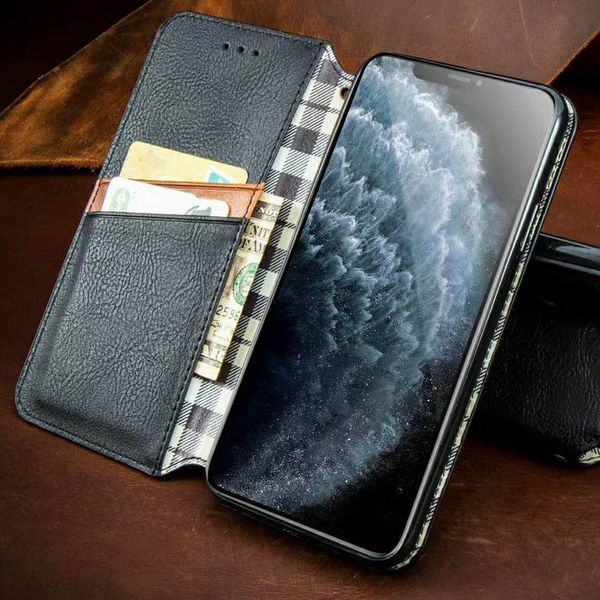 Шкіряний чохол-книжка GETMAN Cubic для Xiaomi Redmi 9 Чорний 555-01973 фото