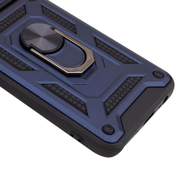 Ударостійкий чохол Camshield Serge Ring для Xiaomi Poco F4 Blue 777-04567 фото