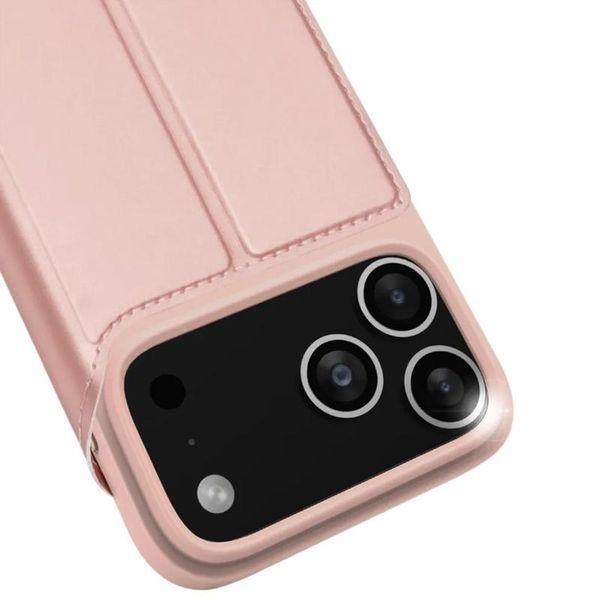 Чохол-книжка Dux Ducis з кишенею для візиток для Apple iPhone 17 Pro Max / 18 Pro Max (6.9") Rose Gold ILSO-00000080527-1 фото