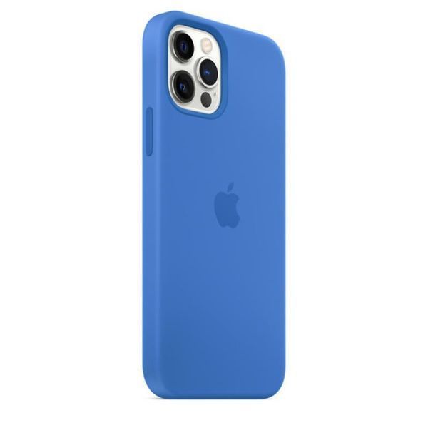 Чехол Silicone Case Full Protective для Apple iPhone 14 Plus (6.7") Capri Blue 555-04050 фото