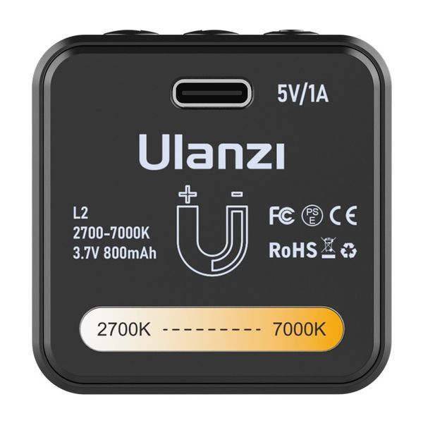 Видеосвет Ulanzi L2 Bi-color COB Vedio Light, IP6, 5W, Black (3051) 3051 фото