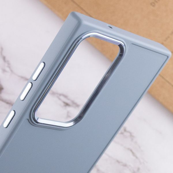 Чехол TPU Bonbon Metal Style для Samsung Galaxy S24 Ultra Mist blue 555-02768 фото