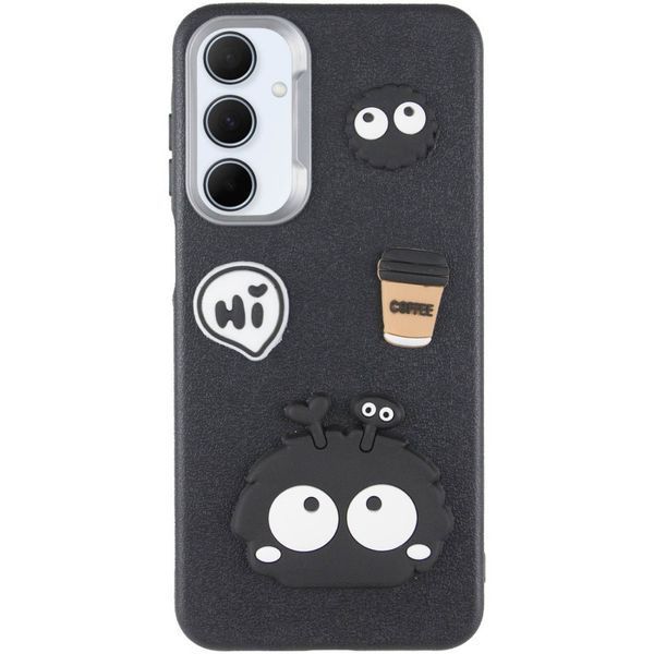 Чохол TPU Leather Toys для Samsung Galaxy A25 5G Monster / Black 555-00926 фото
