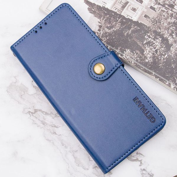 Кожаный чехол-книжка GETMAN Gallant (PU) для Xiaomi Redmi A3 Синий 777-06250 фото