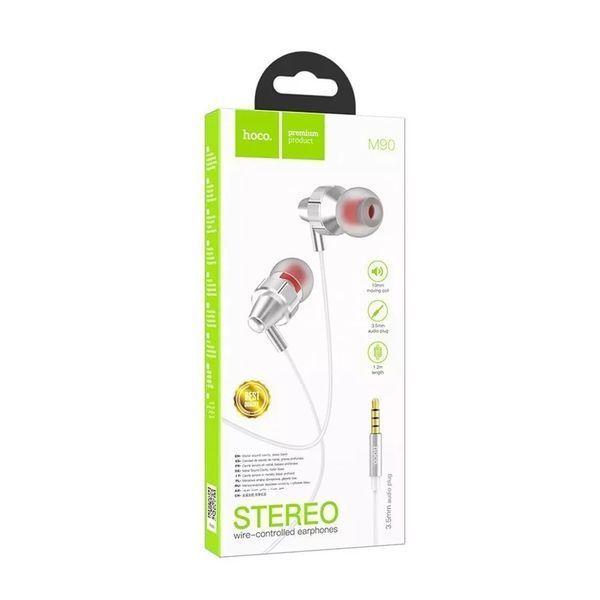 Навушники Hoco M90 Delight With Microphone Silver 221-00004 фото