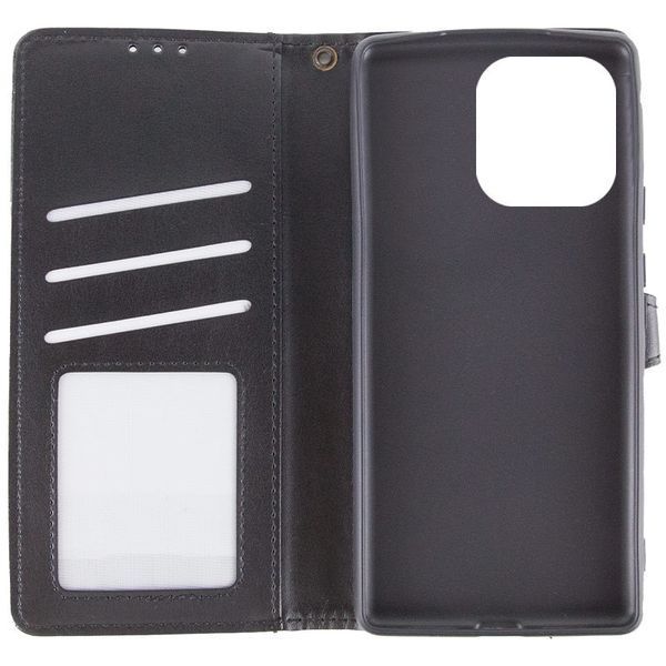 Кожаный чехол-книжка GETMAN Gallant (PU) для Infinix Smart 9 4G / Hot 50i Black 777-06150 фото