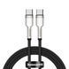 Кабель Baseus Cafule Series Metal Data Cable Type-C to Type-C 100W 1m Black CATJK-C01 фото 1