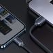 Кабель Baseus Crystal Shine Series Fast Charging Data Cable USB to iP 2.4A 1.2m Black CAJY000001 фото 7