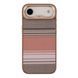 Чохол Kajsa Resort Collection Gradient Stripe with MagSafe для iPhone 17 Air Desert Gold O-Ring 2020000507529 фото 1