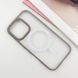TPU+PC чохол Blueo Skin Friendly Frosted with MagSafe для Apple iPhone 16 Pro Max (6.9") Grey 777-07928 фото 2