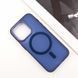 Чохол TPU+PC Lily with MagSafe для Apple iPhone 15 Pro (6.1") Deep Navy 214-03578 фото 3