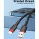 Кабель WUW-X203 USB Lightning 2,4А black 6972573336210 фото 4