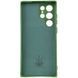 Чехол Silicone Cover Lakshmi Full Camera для Samsung Galaxy S25 Ultra Зеленый 555-02123 фото 2