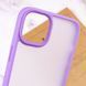 TPU+PC чохол Metal Buttons для Apple iPhone 15 Plus (6.7") Бузковий 777-08276 фото 6