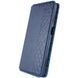 Шкіряний чохол-книжка GETMAN Cubic для Oppo A3 4G / A3x 4G/ A40m Синій 555-01619 фото 2