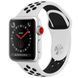 Силіконовий ремінець з перфорацією для Apple Watch 38/40/41 mm Сіро-чорний 212-00133 фото