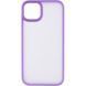 TPU+PC чохол Metal Buttons для Apple iPhone 15 Plus (6.7") Бузковий 777-08276 фото 2