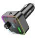 АЗУ с FM-модулятором HOCO E81 Fantasy PD30W+QC3.0 car BT FM transmitter Black 6942007612296 фото 5