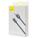 Кабель Baseus Crystal Shine Series Fast Charging Data Cable USB to iP 2.4A 1.2m Black CAJY000001 фото 2