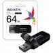 Флеш-накопичувач ADATA USB 2.0 AUV 240 64Gb Black AUV240-64G-RBK фото 2