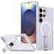 Чохол TPU Breeze with MagSafe stand для Samsung Galaxy S25 Ultra Transparent 777-08704 фото 1
