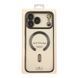 Чехол TPU Metallic Chrome Full Camera with Magsafe для iPhone 17 Pro Max Chrome Black 214-04623 фото 4