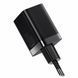Мережевий зарядний пристрій Baseus Super Si Pro Quick Charger C+U 30W EU Black 656-01309 фото 2