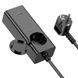Сетевое зарядное устройство для HOCO NS4 Sharp PD65W(2C1A) desktop socket(EU/GER) Black 656-03200 фото 4