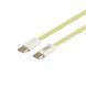 Сетевое зарядное устройство XO CE18 1Type-C PD/QC 30W Type-C to Type-C 1m Желтый 209-00357 фото 9