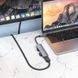 USB-хаб HOCO HB28 Type-C multi-function converter(HDTV+USB3.0+USB2.0+SD+TF+PD) Metal Gray 6931474769336 фото 6