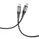 Кабель Ridea RC-US42 UltraStrong Type-C to Type-C 60 W 2 m Чорний 209-00311 фото 1