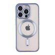 Чехол TPU Metallic Chrome Full Camera with Magsafe для iPhone 12 Pro Blue 214-02849 фото