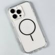 Прозрачный чехол NEW Clear Case with MagSafe для iPhone 15 Black 214-02821 фото