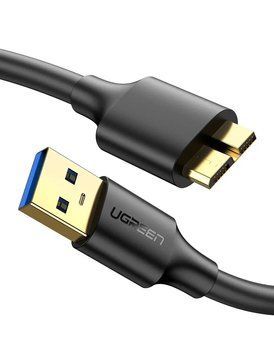 Кабель UGREEN US130 USB 3.0 A Male to Micro USB 3.0 Male Cable 0.5m (Black)(UGR-10840) UGR-10840 фото