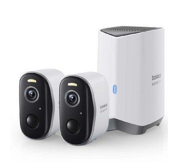 IP камера видеонаблюдения Baseus Security N1 Plus Outdoor Camera 2K 2-Cam Kit White EU S0TY002131 фото